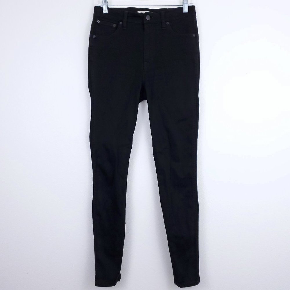 Madewell Black 10" High Rise Skinny Jeans 28T
